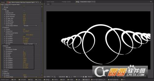Trapcode 3D Stroke,AE描边,描边插件.