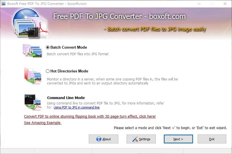 Boxoft PDF To JPG Converter下载,PDF软件,pdf转换,图片转换